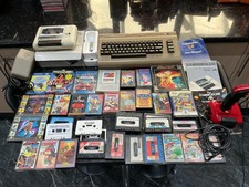 COMMODORE 64 C64 BREADBIN COMPUTER  inc GAMES , JOYSTICK, BOOKS - WORKING 