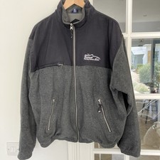 Vintage Motorsport Driving School Fleece Jacket, Size XL