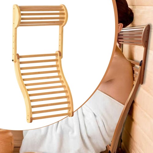 Wooden sauna backrest - wooden, shape