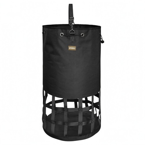 Hanging hay feeder - bag, metal