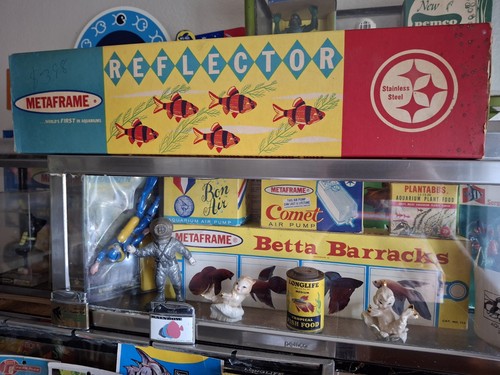 Vintage old 1960s aquarium - vintage,
