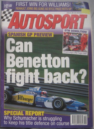 Autosport magazine may 1995 - magazine, 11