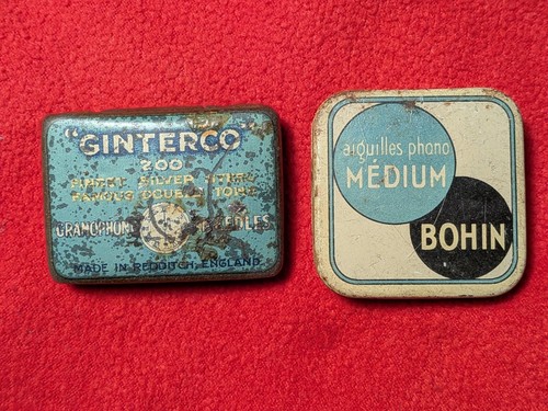 Two gramophone needle - gramophone,