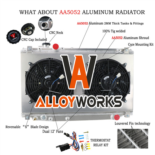 Row radiator shroud - shroud, fan