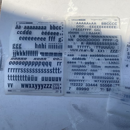 Decadry sheets transfers - a3,