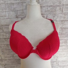 Victorias Secret Demi Bra Racerback 38DD Hot Pink Breathable Mesh Underwire NEW
