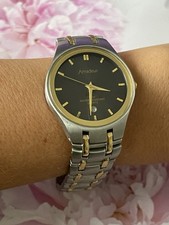 Mens Amadeus Steel Watch Quartz AM00585 WORKING Day Two Tone Bracelet 103