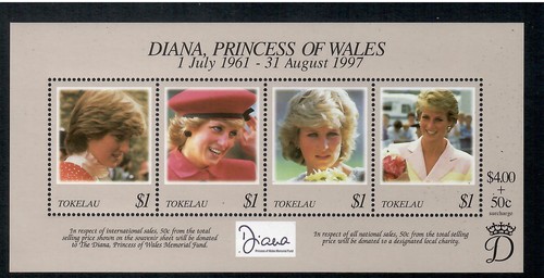 1998 tokelau princess diana - 1998,