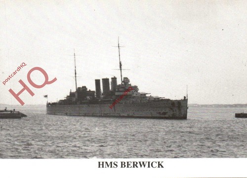 Picture postcard warship - picture,