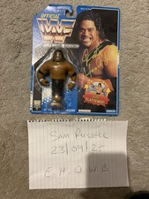 WWF Hasbro MOC Fatu Singed
