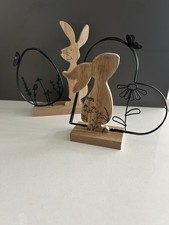 Easter Rabbit Ornament Set Of