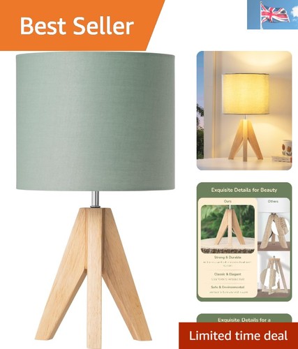 Modern wooden tripod bedside - modern,