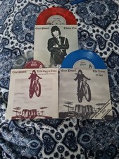 COZY POWELL 3 X COLOURED U.K. VINYL 7" SINGLES