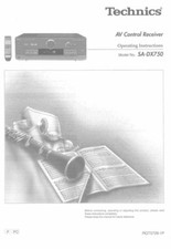 Technics dx750 receiver - sa-dx750,