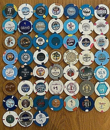 Las vegas casino chip - $1,