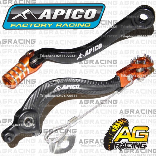 Apico black orange rear brake - orange,