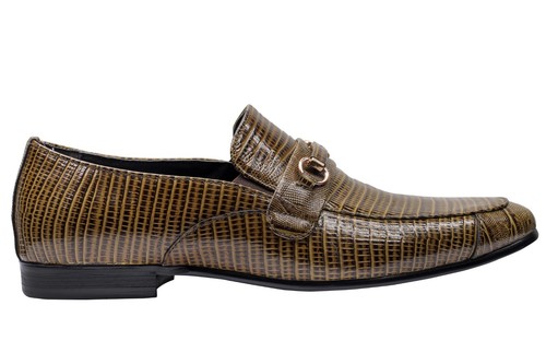 Mens real leather green - real,