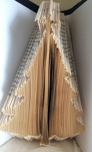Book folding art - book, paper