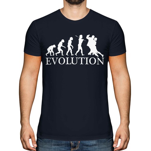 Tango dancing evolution man - tango, of