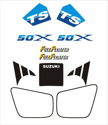 Suzuki ts50x 1987 decal - ts50x, kit
