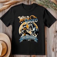 Wild Rodeo T-Shirt Western Line Dancing Cowboy T-Shirt