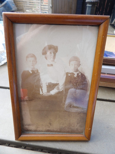 Vintage wooden photograph