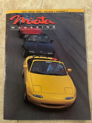 Miata magazine tech issue - magazine,