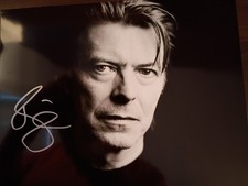 David Bowie Signed 8x10 with