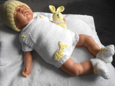 Hand knitted White *Bunny*