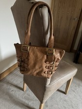 Moda en Pelle Ladies Tan Leather Handbag.