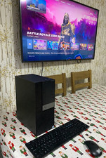 Fast Gaming PC, Dell 3040 MT, 16GB, GTX 1050, 256GB SSD & 500GB HD, WiFi, Win 11
