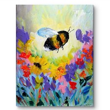 Bumblebee Original Art 12x16