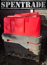 9 X RED BBS ROAD RUNNER TRAFFIC MANAGEMENT  SEPARATOR BARRIERS SELF WEIGHTED