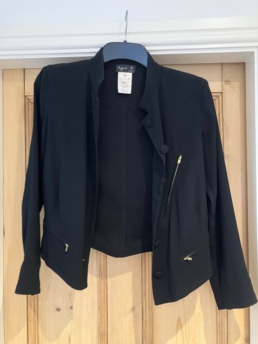 Agnes short black crepe - b,