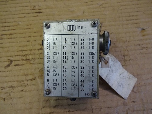 Harrison m300 thread dial - harrison,