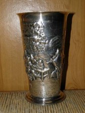 Antique Danish Repousse Silver