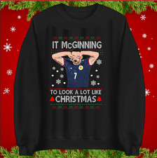 Its McGinning Funny Christmas Jumper Football Gift Jumper Trending Secret Santa