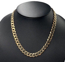 Solid 9ct Gold on Silver Heavy