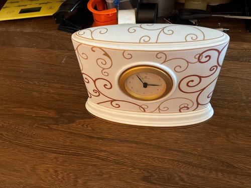 Wedgewood mantle clock china - mantle,