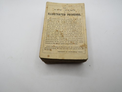Antique illustrated proverbs - antique,