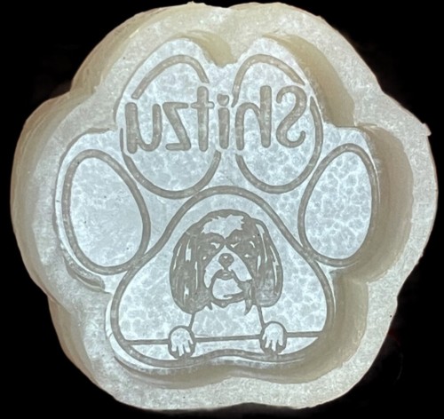 Handmade shitzu paw print - handmade,