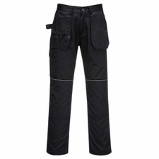 Portwest C720 Tradesman Holster Cargo Trousers Black Workwear 28" - 46" Waist