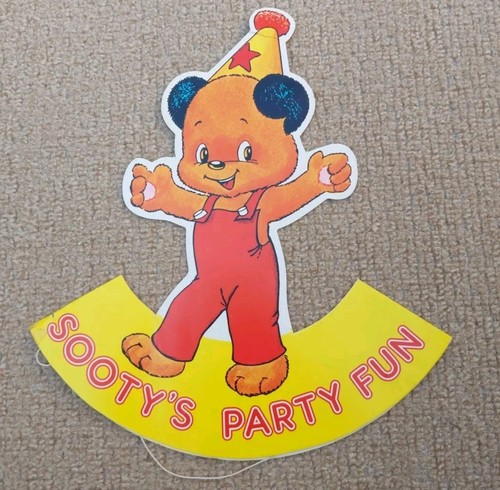 Vintage 80s sooty party - party, hat