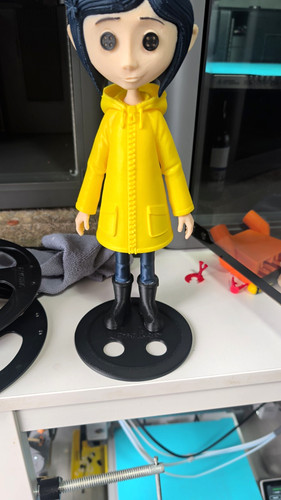 Coraline printed 1 - 3d, large