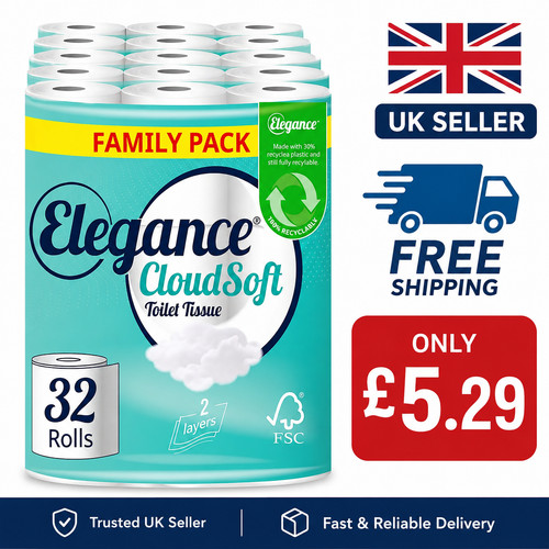 Elegance cloudsoft toilet - cloudsoft,