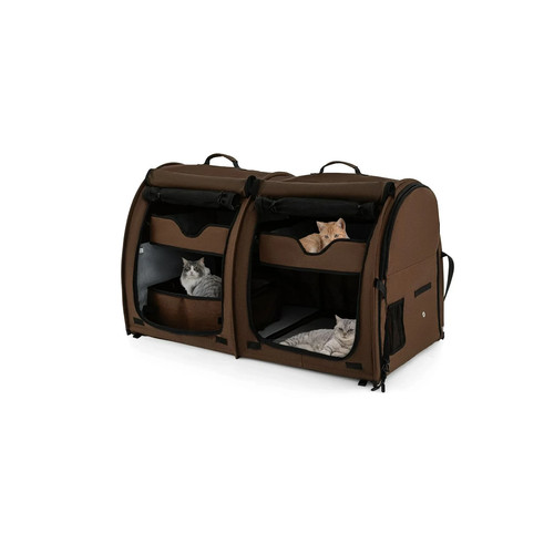 Costway compartment pet - costway,