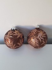 Christmas Mercury Glass Brown