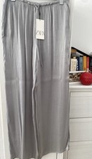 Women's Trousers Size S Silver