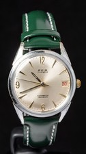 Avia Men's Automatic Flesa Calibre 4007N Vintage Swiss Watch -- Working