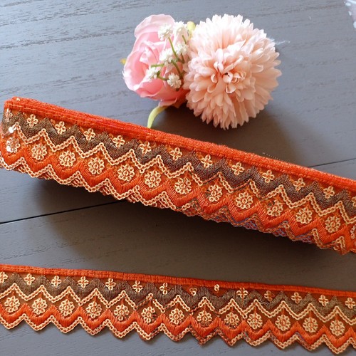 New yards orange - new, organza